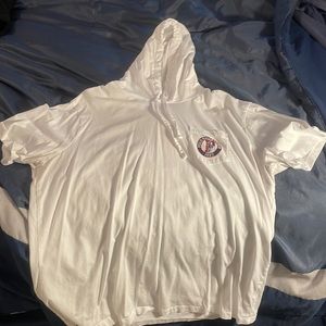 Polo Hooded Short Sleeve Graphic Tee, XL, Worn twice